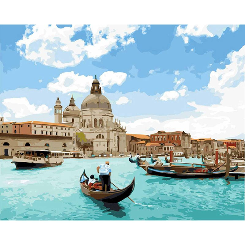 Painting by Numbers - Canal Grande Venice