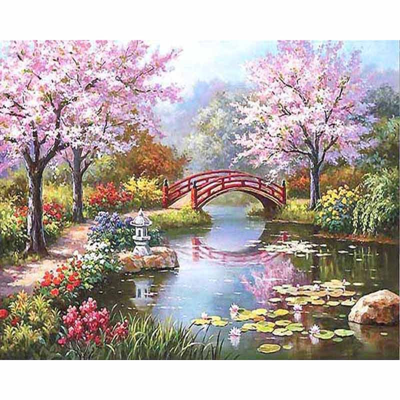 Painting by Numbers - Bridge Between Trees